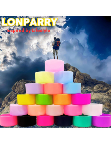 Paquete de 4 Botas de Silicona LONPARRY para Stanley Cup 30-40 oz