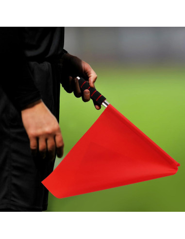 Banderas de Voleibol Juez de Línea Lyreh 36x32cm Rojas