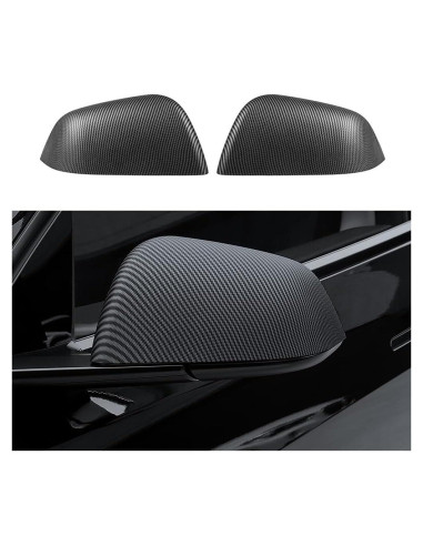 Protectores de Espejo Lateral ABS StarYtbl para Tesla Model Y 2021-2024