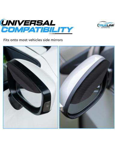Protector de Lluvia para Espejo Lateral True Line - Fibra de Carbono