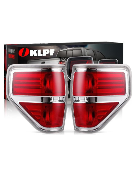 Luces Traseras de Freno OKLPF para Ford F150 2009-2014 Rojas