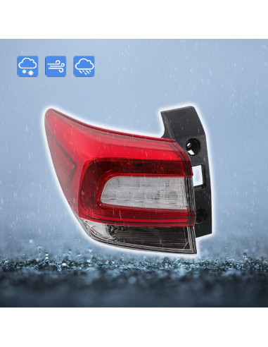 Luz Trasera Izquierda Exterior Labwork para Subaru Crosstrek 2018-2019 e Impreza 2017-2019