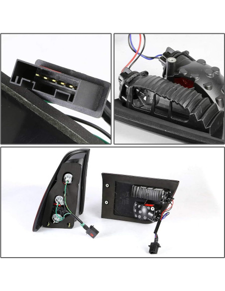 Luces Traseras LED DNA MOTORING TL-E53X500-SM-RD para BMW X5 00-06