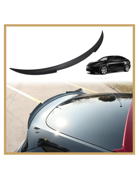 Alerón Trasero AOSK para Tesla Model Y 2020-2024 ABS Negro