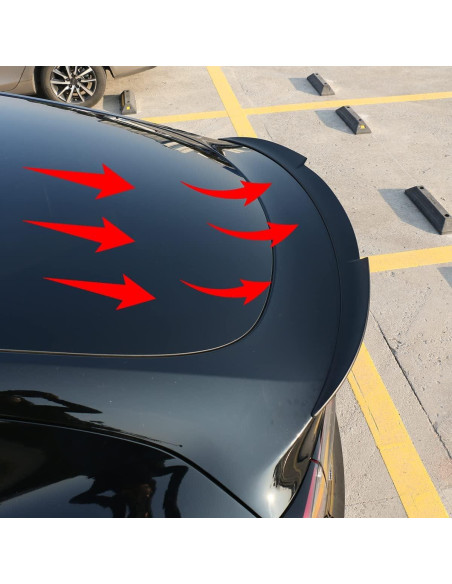 Alerón Trasero AOSK para Tesla Model Y 2020-2024 ABS Negro