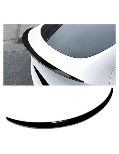 Alerón Trasero BDBO para Tesla Model Y 2020-2024 Negro Brillante
