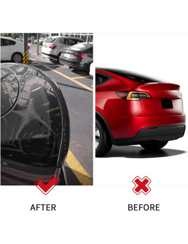 Alerón Trasero BDBO para Tesla Model Y 2020-2024 Negro Brillante