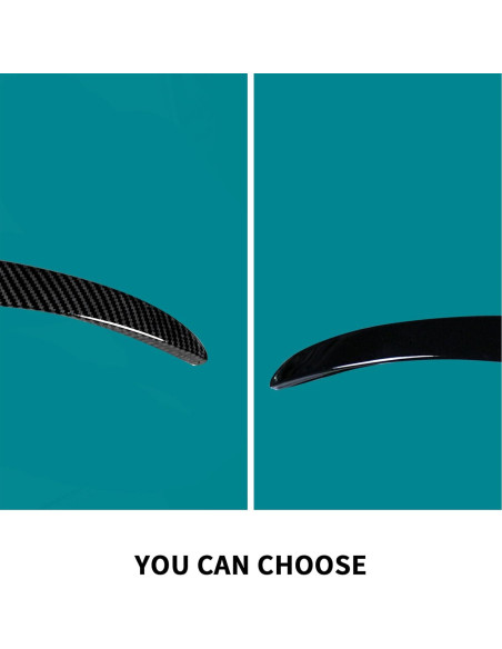 Alerón Trasero BDBO para Tesla Model Y 2020-2024 Negro Brillante