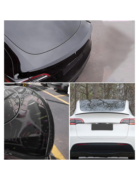 Alerón Trasero BDBO para Tesla Model Y 2020-2024 Negro Brillante