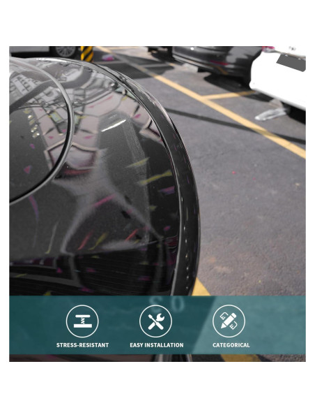 Alerón Trasero BDBO para Tesla Model Y 2020-2024 Negro Brillante