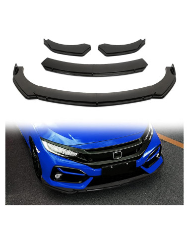 Difusor Protector de Spoiler Frontal DREAMIZER Universal Negro