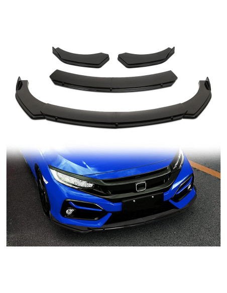 Difusor Protector de Spoiler Frontal DREAMIZER Universal Negro