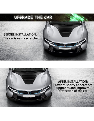 Difusor Protector de Spoiler Frontal DREAMIZER Universal Negro