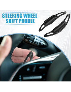 Cubierta de Palanca de Cambio Toyota Camry 2018-2023 - Aluminio Negro (Juego de 2) 2