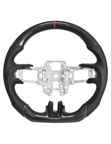 Volante de fibra de carbono EASSAFEX para Mustang 2018-2021