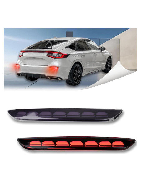 Lámparas de Niebla LED Ahumadas para Honda Civic 2022-2024