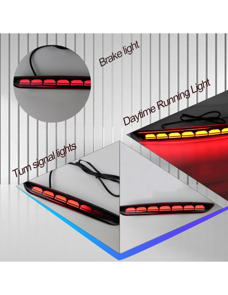 Lámparas de Niebla LED Ahumadas para Honda Civic 2022-2024