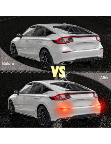 Lámparas de Niebla LED Ahumadas para Honda Civic 2022-2024