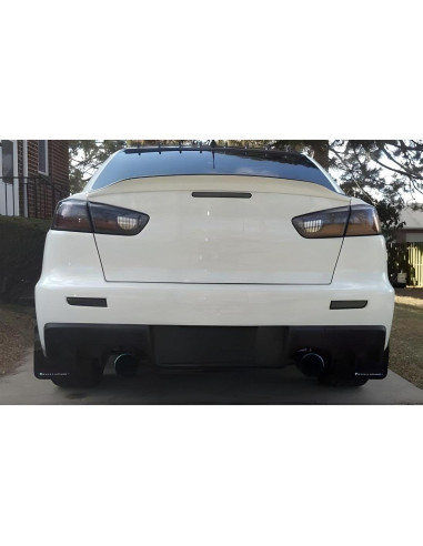 Luces Reflectoras LED Parachoques iJDMTOY Ahumadas para Mitsubishi