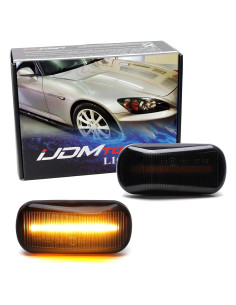 Kit Completo de Luz de Marcador Lateral LED Ahumado iJDMTOY para Honda S2000 2000-2009