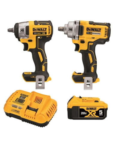 DEWALT Kit de Llaves de Impacto 20V MAX 2 Herramientas