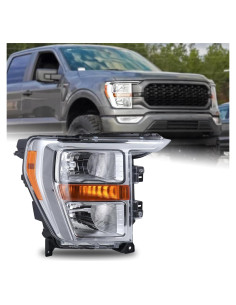 Faros halógenos Duolctrams OEM Ford F150 2021-2023 lado derecho