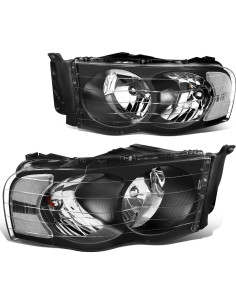 Faros de Esquina Claros DNA Motoring HL-OH-DR02 para Dodge Ram 2
