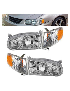 Faros GXYWADY para Corolla 2001-2002, Impermeables, Lado Izquierdo y Derecho