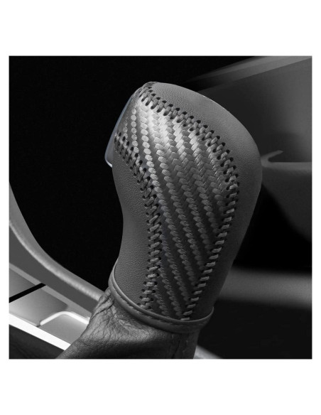 Cubierta de palanca de cambios de cuero JIECHEN para VW 2011-2019