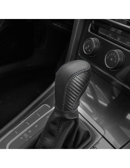 Cubierta de palanca de cambios de cuero JIECHEN para VW 2011-2019