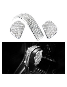 Cubiertas de Pomo de Cambio 1797 para VW Jetta Passat Tiguan Plata - 3 Piezas