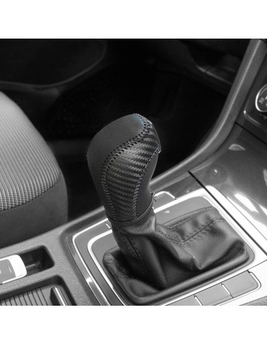 Cubierta de palanca de cambios de cuero JIECHEN para VW 2011-2019