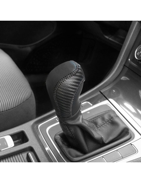 Cubierta de palanca de cambios de cuero JIECHEN para VW 2011-2019