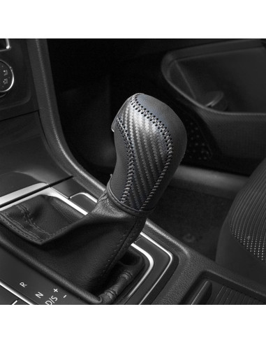 Cubierta de palanca de cambios de cuero JIECHEN para VW 2011-2019