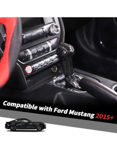 Cubierta Botón Cambio Marchas Jimen para Ford Mustang 2015-2023 2