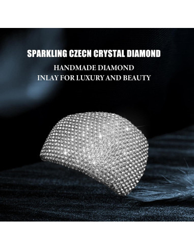 Cubierta de pomo de cambio Audi Q3 2019-2024 HHLOU Brillante