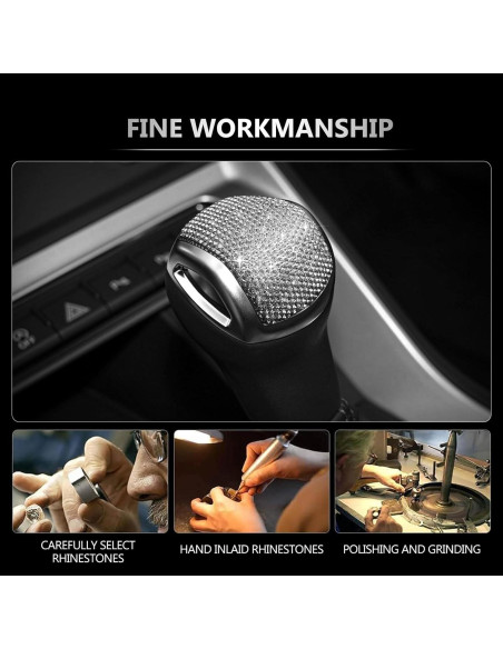 Cubierta de Palanca de Cambios Cristal CONGCONG para Audi Q3 2019-2024