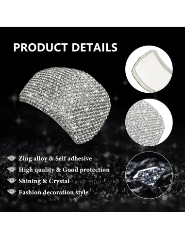 Cubierta de Palanca de Cambios Cristal CONGCONG para Audi Q3 2019-2024