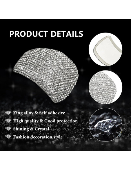 Cubierta de Palanca de Cambios Cristal CONGCONG para Audi Q3 2019-2024