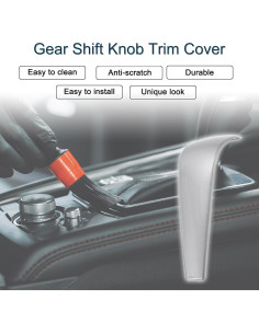 Cubierta de Botón de Palanca de Cambios TUCKBOLD para BMW 1 3 Z4 X1 E90 E92 E93 E87 2005-2012 2
