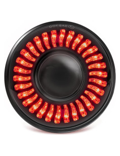 Faro LED BraveWAY 7" RGB para Motocicleta, Impermeable