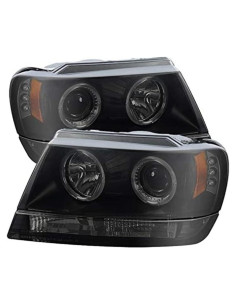 Faros Proyector LED Spyder 5078568 Negro/Ahumado