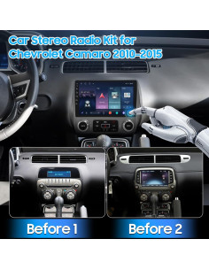 Estéreo de Coche 9" PALYXIU para Chevy Camaro 2010-2015, CarPlay, Android Auto, GPS 2