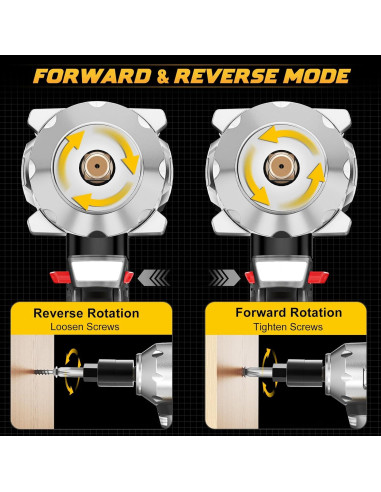 Llave de impacto inalámbrica 1/2" DeWalt 900 N.m 20V LED