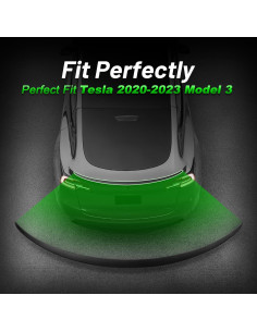 Spoiler Alerón Trasero Tesla Model 3 2017-2023 ABS Negro Mate 2