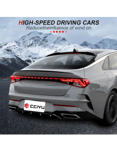 Alerón de Techo para Kia K5 2021-2023 - CCIYU ABS Negro 2