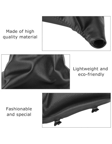 Cubierta de Botón de Cambio Klanata para E34 E36 Z3 - Cuero Artificial