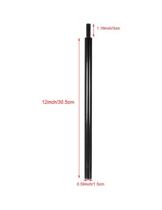 Extensor de perilla de cambio Pursuestar 30.5 cm M10x1.5 Aluminio 2