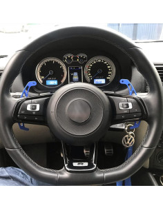 Extensiones de Palanca de Cambio Sanrily Azul para VW Golf GTI R MK7 2