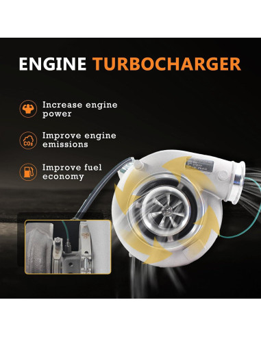 Kit de Turbocompresor TOPAZ B3G para Freightliner L6 12.8L